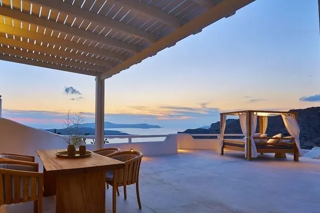 Honeymoon Villa, 1 Büyük (Queen) Boy Yatak, Deniz Manzaralı (Private Heated Pool)