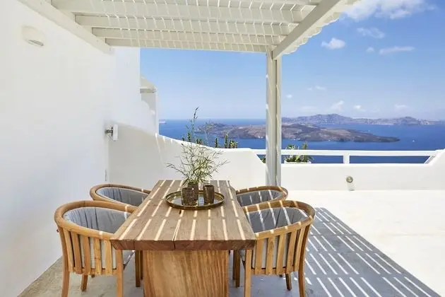 Honeymoon Villa, 1 Büyük (Queen) Boy Yatak, Deniz Manzaralı (Private Heated Pool)