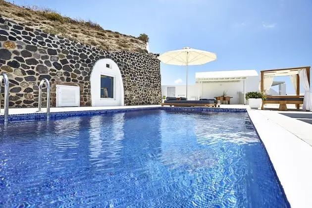 Honeymoon Villa, 1 Büyük (Queen) Boy Yatak, Deniz Manzaralı (Private Heated Pool)