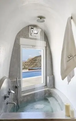 Honeymoon Villa, 1 Büyük (Queen) Boy Yatak, Deniz Manzaralı (Private Heated Pool)