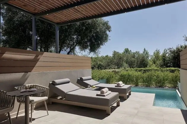 Junior Stüdyo Süit, Kişiye Özel Havuzlu, Dağ Manzaralı (Cozy Pool)