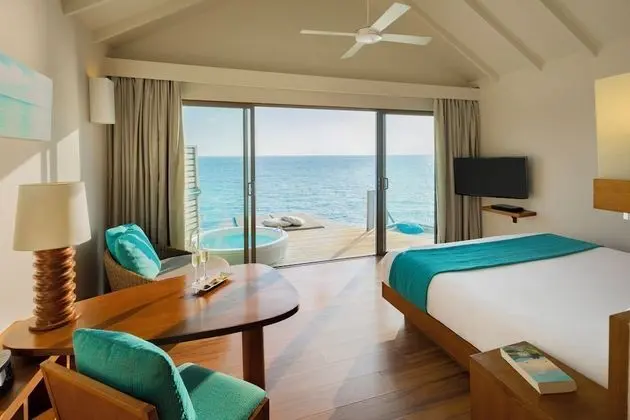 Deluxe Villa, 1 En Büyük (King) Boy Yatak, Deniz Üstü (Premium, Sunset)