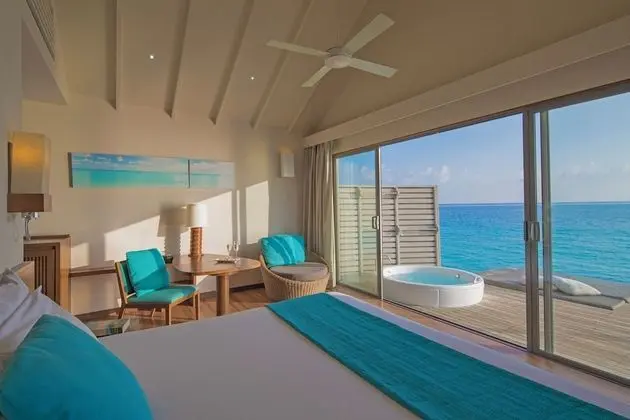 Deluxe Villa, 1 En Büyük (King) Boy Yatak, Deniz Üstü (Premium, Sunset)