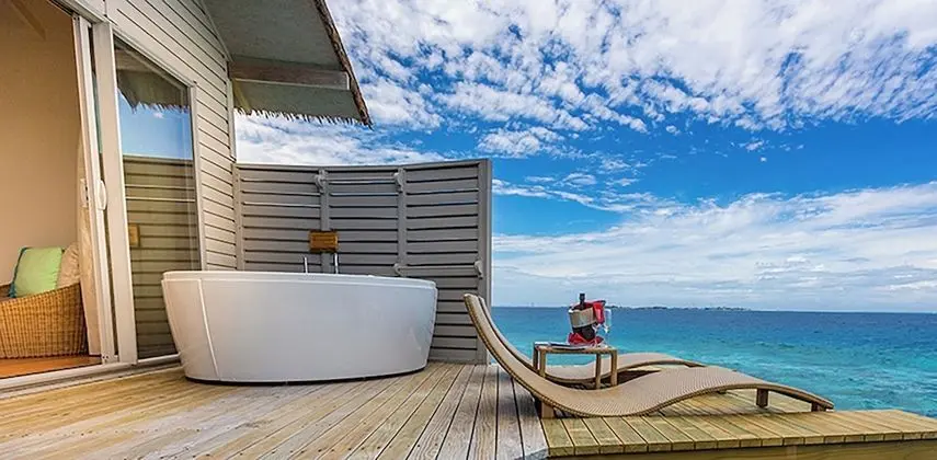 Deluxe Villa, 1 En Büyük (King) Boy Yatak, Deniz Üstü (Spa)