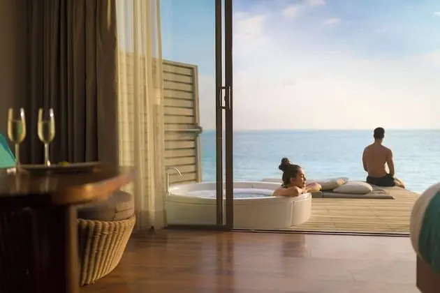 Deluxe Villa, 2 Tek Kişilik Yatak, Deniz Üstü (Premium Sunset)