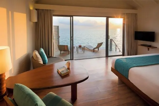 Deluxe Villa, 2 Tek Kişilik Yatak, Deniz Üstü (Sunset)