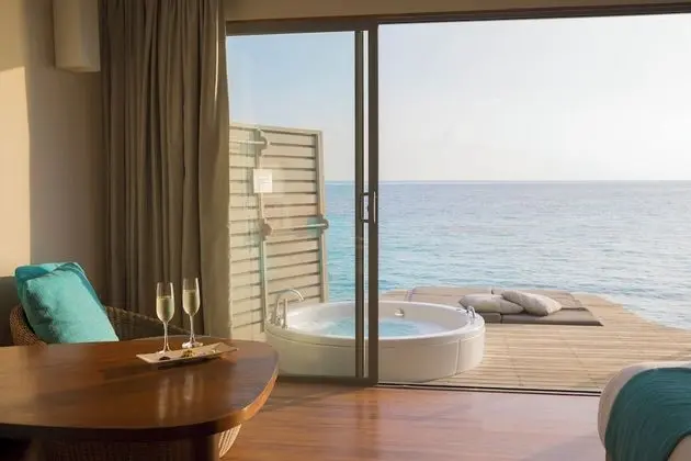 Deluxe Villa, 1 En Büyük (King) Boy Yatak, Deniz Üstü (Premium, Sunset)