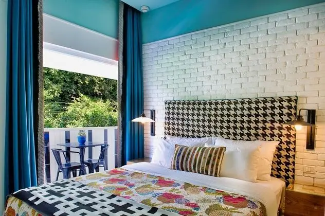 City Tek Büyük veya İki Ayrı Yataklı Oda, Balkon, Şehir Manzaralı