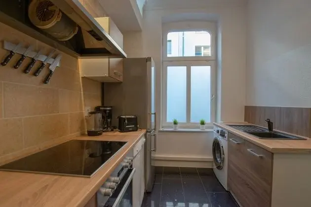 City Apart Daire, 4 Yatak Odası, Bahçe Manzaralı, Köşe (incl. cleaning fee €59)