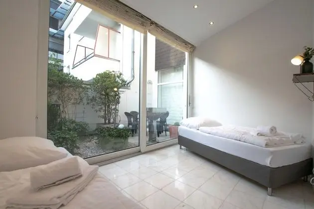 City Apart Daire, 4 Yatak Odası, Bahçe Manzaralı, Köşe (incl. cleaning fee €59)