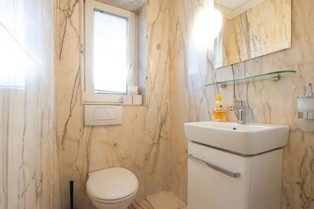 Deluxe Apart Daire, 2 Yatak Odası, Bahçe Manzaralı, Köşe (incl. end cleaning fee €59)