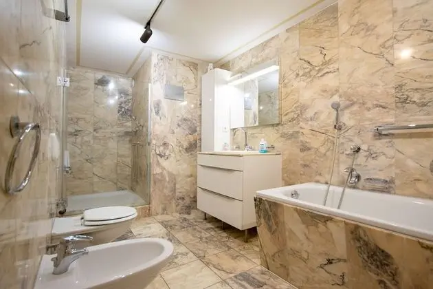 Deluxe Apart Daire, 2 Yatak Odası, Bahçe Manzaralı, Köşe (incl. end cleaning fee €59)