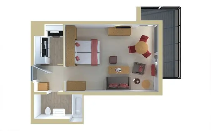 Apart Daire, 1 Yatak Odası