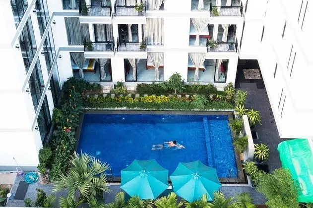 Family Oda, 1 Yatak Odası, Balkon, Havuz Manzaralı