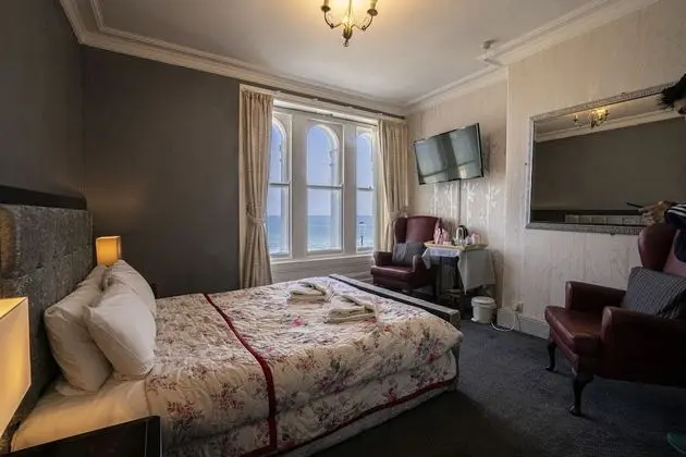 Deluxe Tek Büyük Yataklı Oda, 1 Çift Kişilik Yatak, Deniz Manzaralı