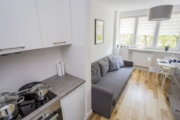 Comfort Apart Daire, 1 Yatak Odası, Küçük Mutfak, Bahçe Manzaralı