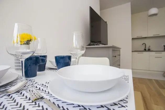 Comfort Apart Daire, 1 Yatak Odası, Küçük Mutfak, Bahçe Manzaralı