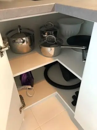 Comfort Apart Daire, Küçük Mutfak, Avlu Manzaralı