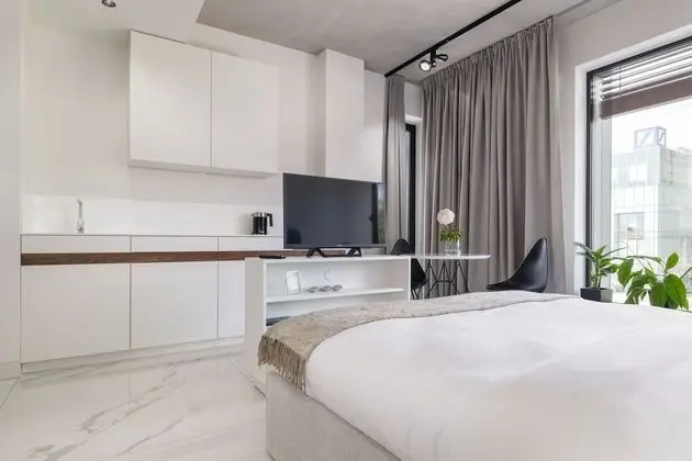 Deluxe Apart Daire, 1 Büyük (Queen) Boy Yatak, Küçük Mutfak, Şehir Manzaralı