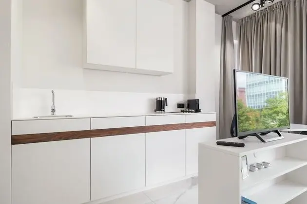 Deluxe Apart Daire, 1 Büyük (Queen) Boy Yatak, Küçük Mutfak, Şehir Manzaralı