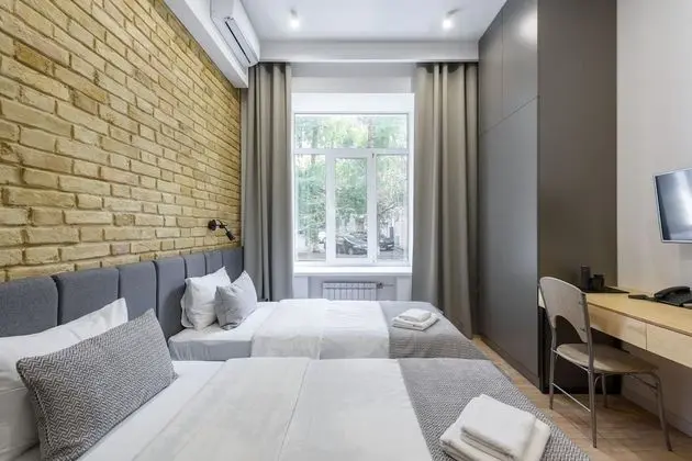 Basic İki Ayrı Yataklı Oda, 2 Tek Kişilik Yatak, Sigara İçilmez, Buzdolabı