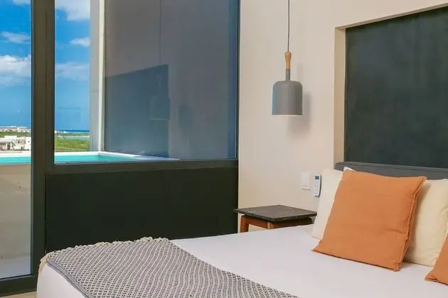 Luxury Çatı Katı Süiti (Penthouse), 1 En Büyük (King) Boy Yatak ve Çekyat, Kişiye Özel Havuzlu