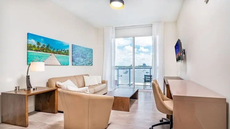 Deluxe Apart Daire, 1 Yatak Odası, Sigara İçilmez, Marina Manzaralı