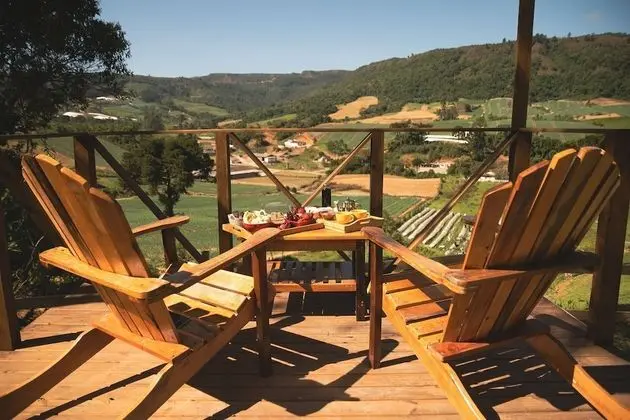 Romantic Dağ Evi, Sıcak Su Küveti, Dağ Manzaralı