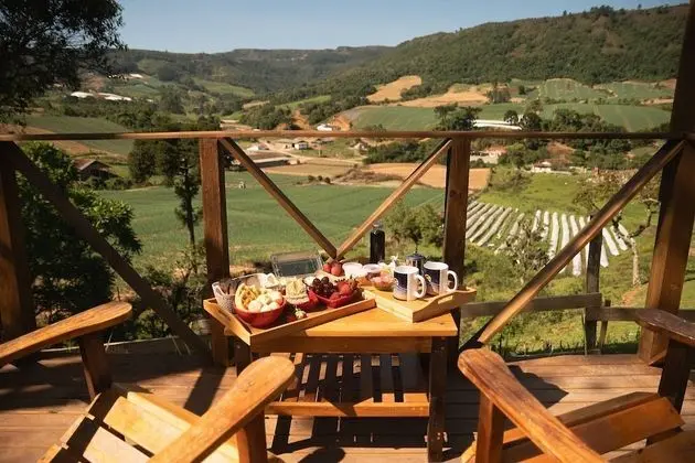 Romantic Dağ Evi, Sıcak Su Küveti, Dağ Manzaralı