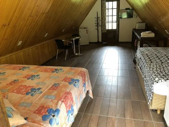 Comfort Dağ Evi, 1 Büyük (Queen) Boy Yatak, Avlu Manzaralı