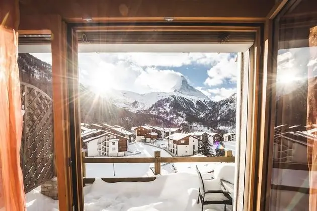 Apart Daire, Sigara İçilmez, Dağ Manzaralı (Matterhorn View Apartment Zermatt)