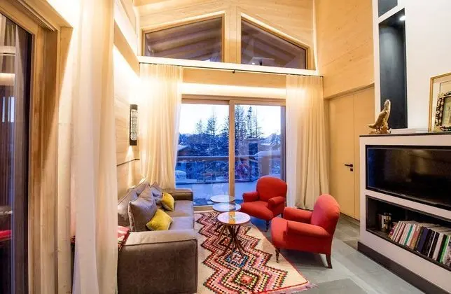 Deluxe Dağ Evi, 2 Yatak Odası, Teras (Bellalui)