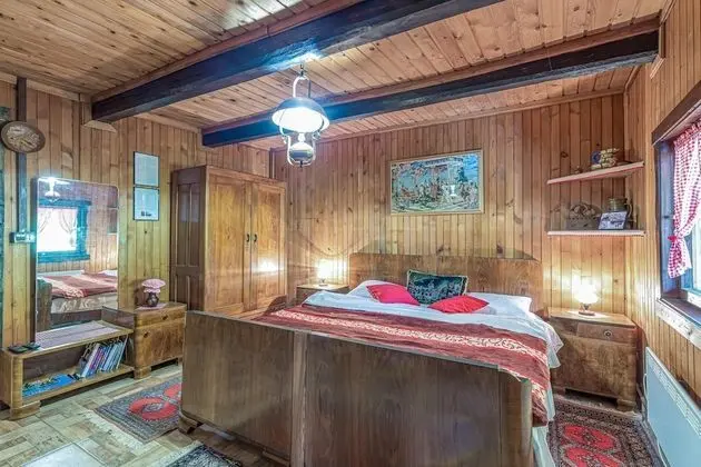 Family Dağ Evi, 2 Çift Kişilik Yatak, Bahçeli (Chalet Tri Breze With Whirlpool)