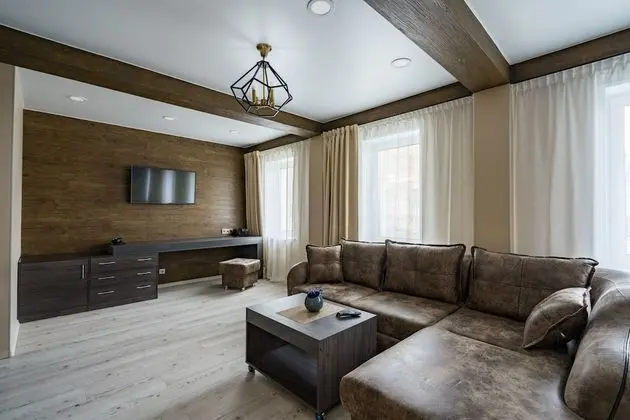 Luxury Oda, 1 Büyük (Queen) Boy Yatak ve Çekyat (Shale)