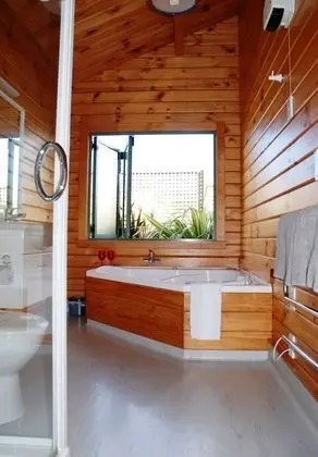 Dağ Evi, 1 Yatak Odası (One Bedroom Spa Chalet (Queen))