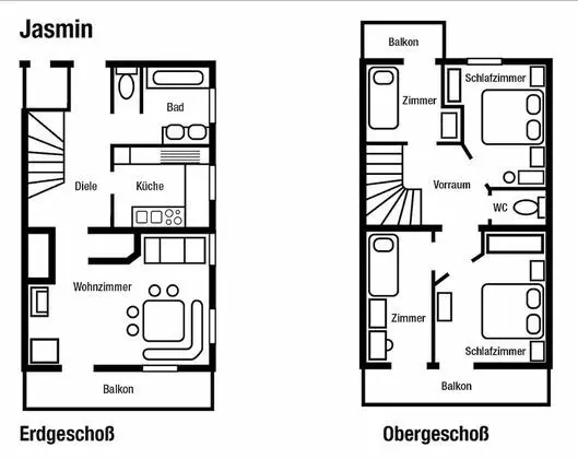 Apart Daire, Göl Manzaralı (Jasmin)