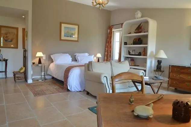 Deluxe Tek Büyük Yataklı Oda, Özel Banyo, Bahçe Manzaralı