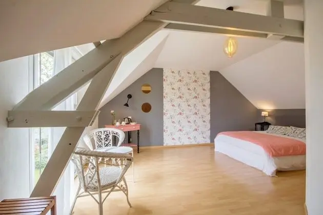 Üç Kişilik Oda, Banyolu/Duşlu, Bahçe Manzaralı (ARGOAT)