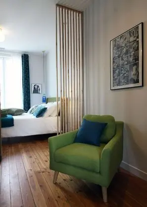 Design Tek Büyük Yataklı Oda, Özel Banyo, Şehir Manzaralı (Vert Bancha)