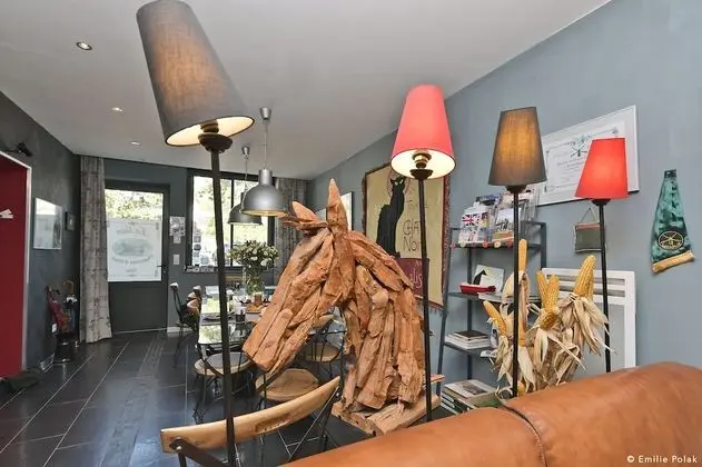 Luxury Tek Büyük Yataklı Oda, Banyolu/Duşlu, Bahçe Manzaralı (Chambre Zen)