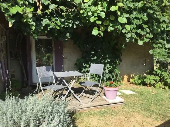 Panoramic Tek Büyük Yataklı Oda, 1 Çift Kişilik Yatak, Özel Banyo, Bahçe Manzaralı (Rez de Jardin)