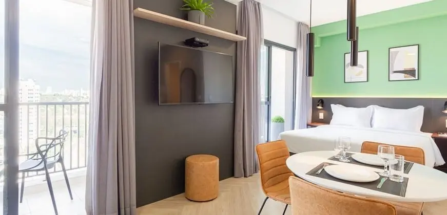 Studio Casal com Sofa cama