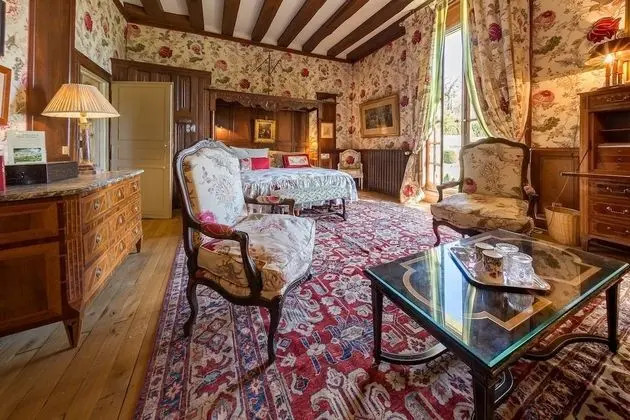 Comfort Tek Büyük Yataklı Oda, Banyolu/Duşlu, Park Manzaralı (Chambre Pivoine)