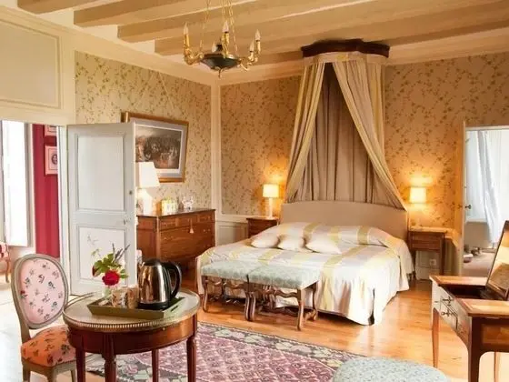 Premium Tek Büyük Yataklı Oda, Banyolu/Duşlu, Park Manzaralı (Chambre Passiflore)