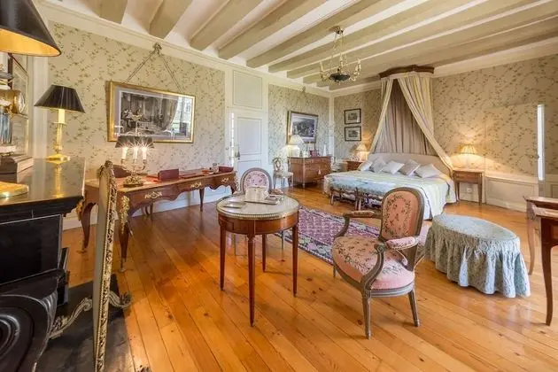 Premium Tek Büyük Yataklı Oda, Banyolu/Duşlu, Park Manzaralı (Chambre Passiflore)