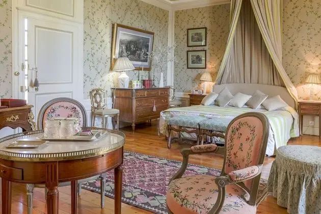 Premium Tek Büyük Yataklı Oda, Banyolu/Duşlu, Park Manzaralı (Chambre Passiflore)