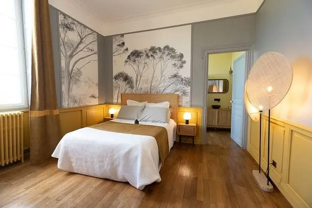 Tek Büyük veya İki Ayrı Yataklı Oda, Özel Banyo (Escale Méditation)