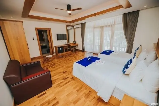Villa, 1 En Büyük (King) Boy Yatak, Bahçe Manzaralı