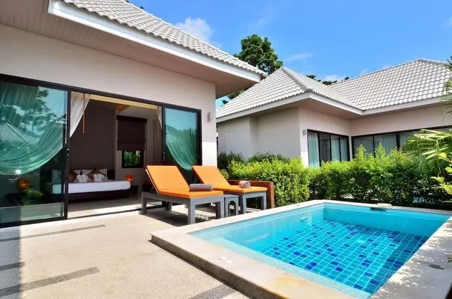 Deluxe Villa, Havuz Erişimli