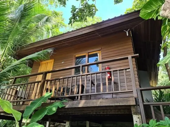 Deluxe Bungalov, 1 Çift Kişilik Yatak